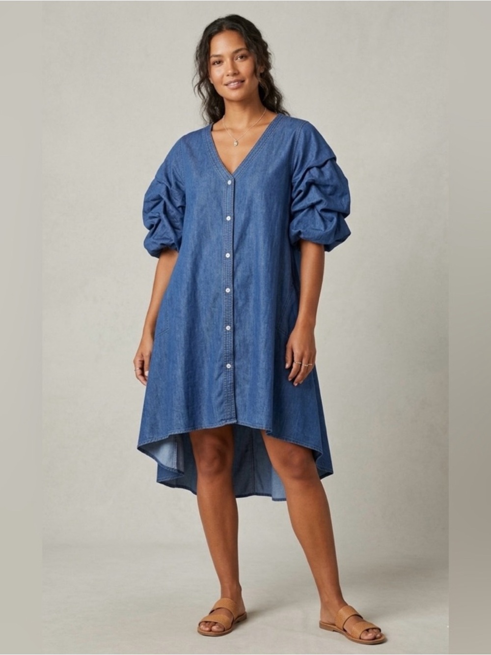 NWT BLUE DENIM DRESS